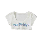 Yes Daddy Micro Crop Kawaii Ddlg Clothing