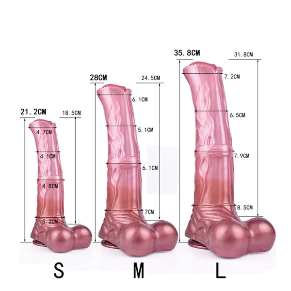 Large Flexible Silicone Realistic Dildo Unisex Toys Suction Cup Realistic Dildos