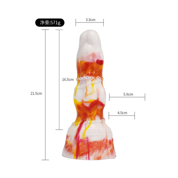 Realistic Silicone Dildo 21.5Cm Anal Pleasure Toy For Men And Women Fantasy Dildos