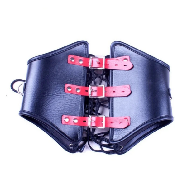 Leather Corset Sex Toys Fetish Slave Restraint Waist Costume For Women Corsets